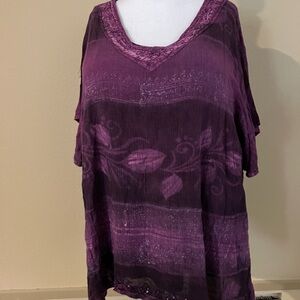 Greater Good 3X Hand dyed Plum color